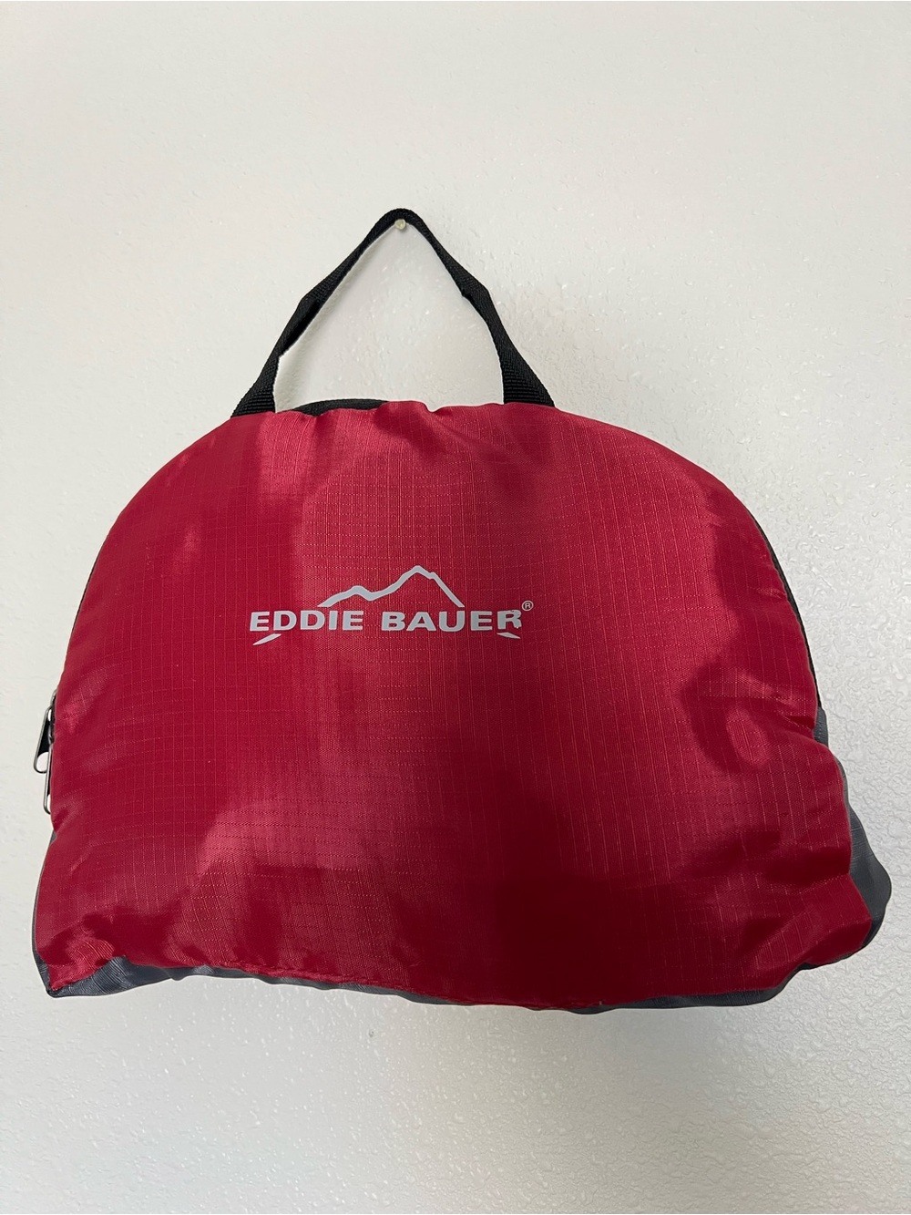 Eddie Bauer Stowaway Hiking Backpack Packable Red Travel Daypack